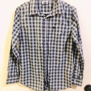 Old Navy Checkered Gray dress shirt